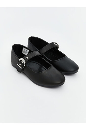 LC Waikiki Create Your Style from Uzg Store |   Shiny Leather Look Girls' Ballerinas