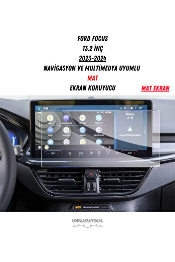 UniqAnatolia Ford Focus 2023-2024 Navigation and Multimedia Compatible Matte Screen Protector