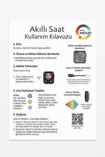 TECHNOMEN Suya Karşı Dayanıklı Akıllı Saat Kolye Küpe Yüzük Bileklik Kordon Hediyeli Akıllı Saat