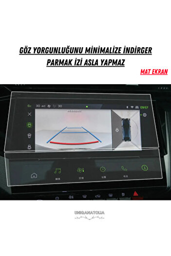 UniqAnatolia Peugeot 308 Gt Line 2022-2024 Navigation and Multimedia Compatible Matte Screen Protector