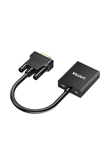 Unitek VGA to HDMI Adapter 1080p 60Hz, 15cm, Black | V1112ABK