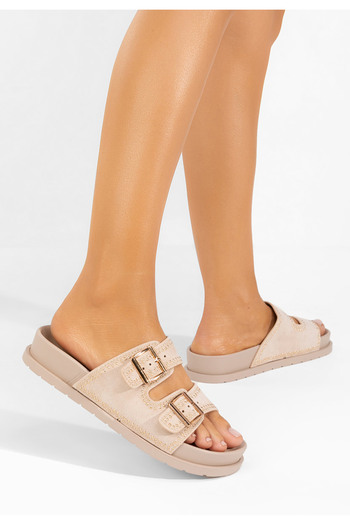 B T Shoes Παντόφλες γυναικειεσ Melanya μπεζ