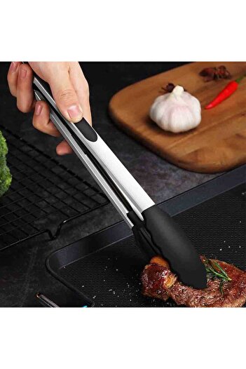 Taşkın Bbq Tongs with Silicone Tips 30 cm