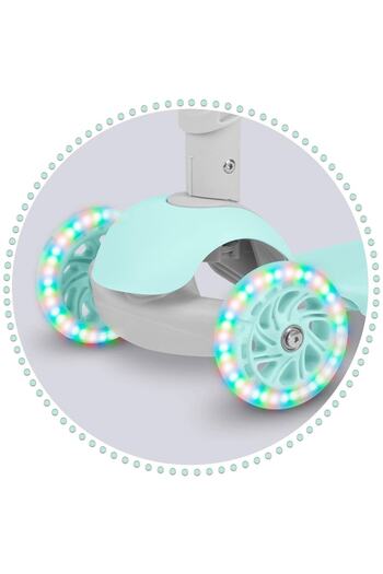 Ricokids 3in1 children's scooter, modern and safe construction, ladybug-shaped basket, removable, ...