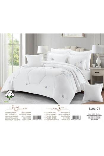 ALBAGSHI Luxury Hotel Quilt 8-Pieces Set