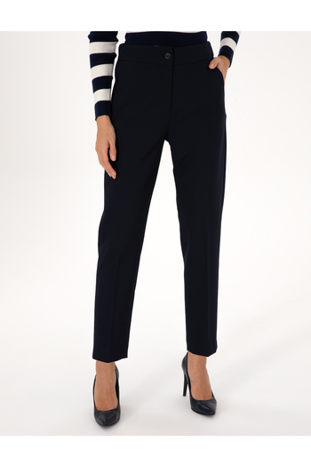 Pierre Cardin Navy Blue Fabric Trousers 50309860-Vr033