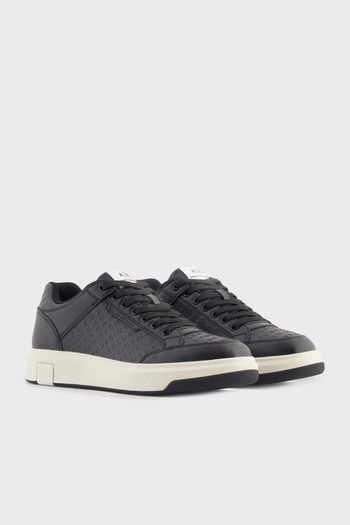 Armani Exchange Embossed Logo Sneaker Shoes Men's Shoes Xm001722 Af17537 Uc001
