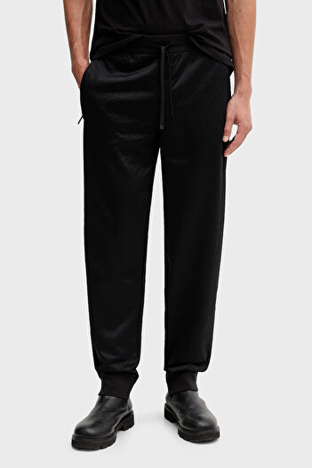 Armani Exchange Cotton Relaxed Fit Regular Waist Elasticated Leg Trousers Men's Pants Xm001356 Af1625