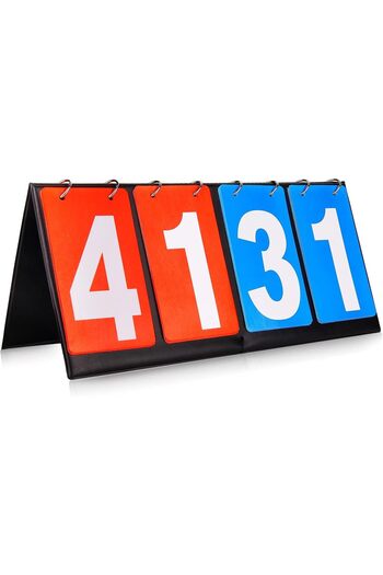 Arabest Scoreboard - 4 Digital Portable Table Top Scoreboard Flipper