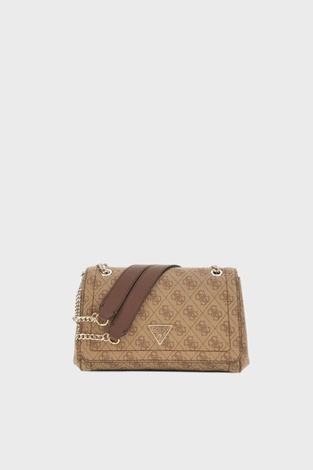 Guess Anadela Women's Brown Shoulder Bag Hwbg9672210-Lgw