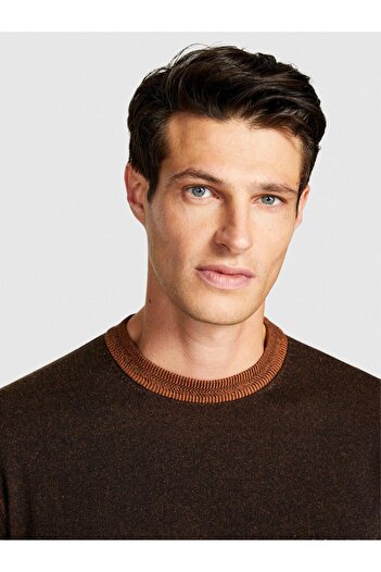 Sisley Men's Sweater Koton Blended Crew Neck Sweater 323A11Bds102T-Sis904