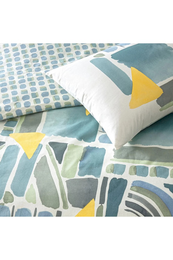 Taç Holden Ranforce Bedding Set Blue Double Size