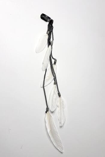 New Obsessions Feather Hair Chain Dreadlock Hair Rope