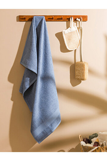 LC Waikiki Create Your Style from Uzg Store |   Stripe Embroidered Bath Towel 70X130 cm