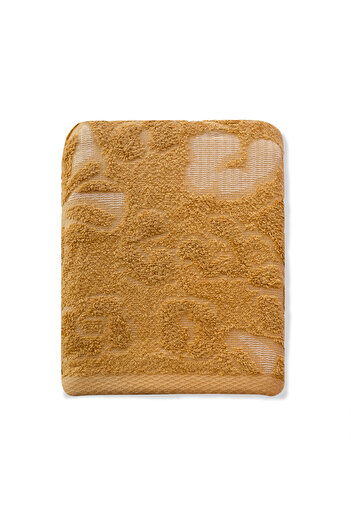 Altınbaşak Aron bamboo 2-piece hand towel set 50 x 90 mustard