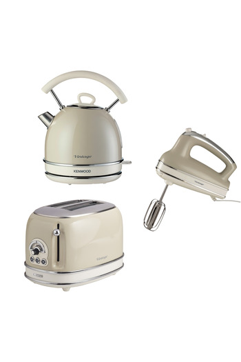 ARIETE Vintage 3'lü Set, Bej (Dom Su Isıtıcı + El Mikseri + Ekmek Kızartma Makinesi Özel Set) KHSET1