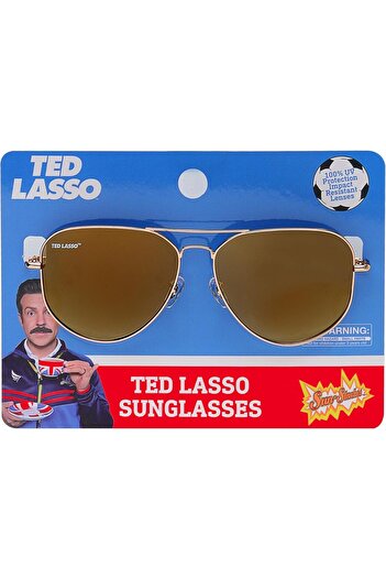 Sun-Staches Ted Lasso Aviator Sunglasses – Costume Eyewear with UV Protection