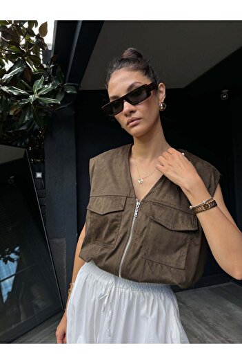 FABB Khaki Nubuck Vest