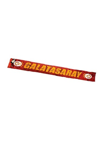 Galatasaray Original Red Kaşkol Shawl Scarf with Gift Wooden Box