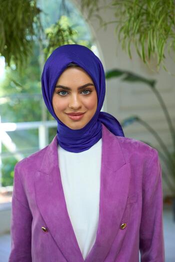 İpekhan Parliament Voile Silk Scarf - Plain Pattern, Voile - 10100-14