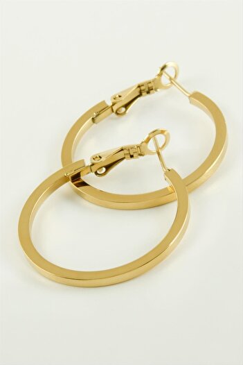 makay Ezme Ring Luxury Steel Earrings 2.5 cm