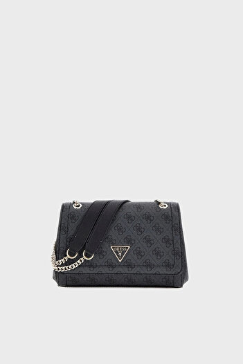 Guess Anadela Women's Anthracite Shoulder Bag Hwbg9672210-Clo