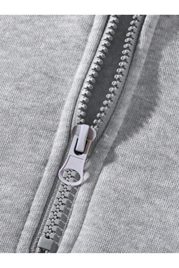 Revasser Unisex Erkek/Kadın YARIM FERMUARLI KAPÜŞONLU Renkli Özel Pamuklu Oversize Sweatshirt