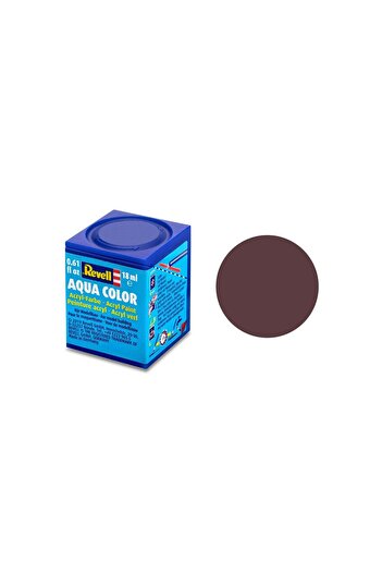 REVELL Aqua Matte Brown Paint (RAL 8027) - 18 ml - Water-based