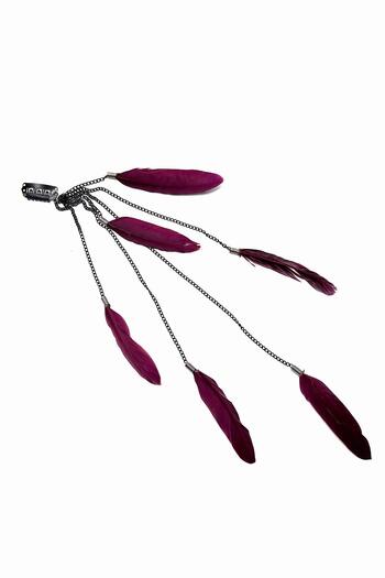 New Obsessions Feather Hair Chain Dreadlock Hair Rope