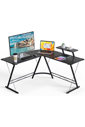 KASINDA L-shaped Gaming Desk/Table Computer Corner Table, Home Gaming Desk