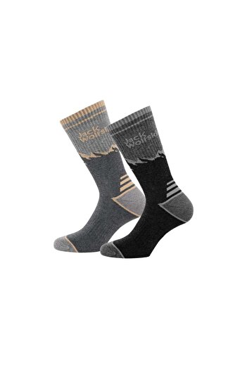 Jack Wolfskin Mount Multi Sock Cl C Унисекс черни чорапи УНИСЕКС ЧОРАПИ A63870