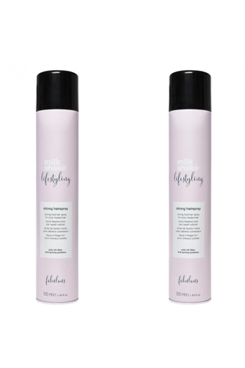 Milkshake Pachet DUO Fixativ cu fixare puternica Milk Shake Lifestyling Fabulous, 500 ml