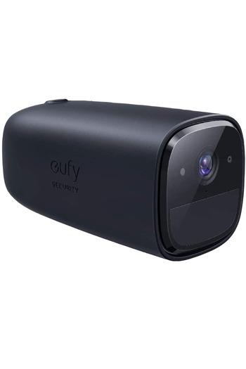 eufy Sada 2 silikonových krytů pro eufycam 1, 2 a 2 Pro, ochrana proti UV záření a dešti, černá