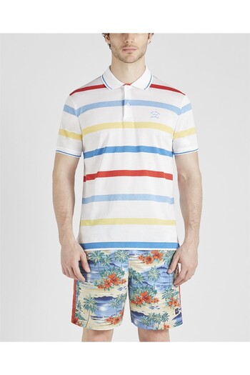PAUL&SHARK Men's Knitted Polo Shirt C.W. Cotton