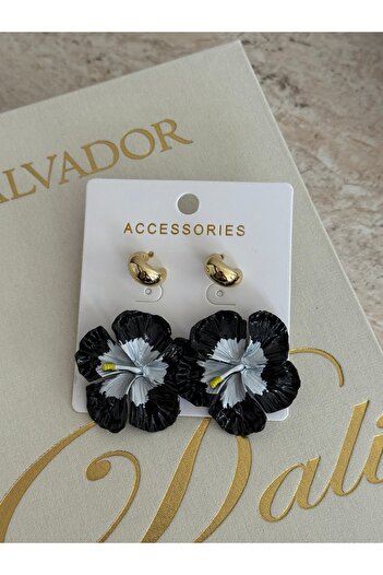 LUXSTONE Lotus Flower Gold Set Earrings
