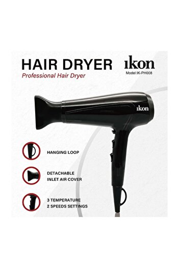 Ikon Professional Hair Dryer IK-PH008