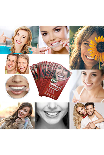 NeoSimply Teeth Whitening Strips Set, Peroxide-Free with Coconut Oil, NeoSimply, 14 sachets, 65 g
