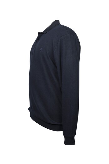 tambattal Large Size Polo Neck Thessaloniki Sweatshirt (Wide Comfortable Fit)
