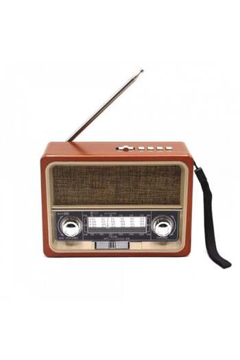 DLC Portable Radio DLC-32229B with Bluetooth and Solar Power