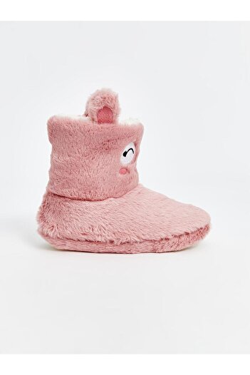 LC Waikiki Embroidery Detailed Plush Girls' Home Boots (W4)