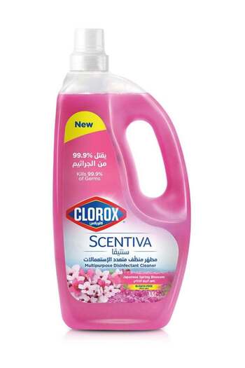 Clorox Multi-Purpose Disinfecting Floor Cleaner Japenese Spring Blossom Scent 1.5L
