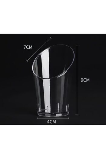 VERSAGO Conical cups for dessert, finger food and sauces 50 ml, Set with 20 pieces