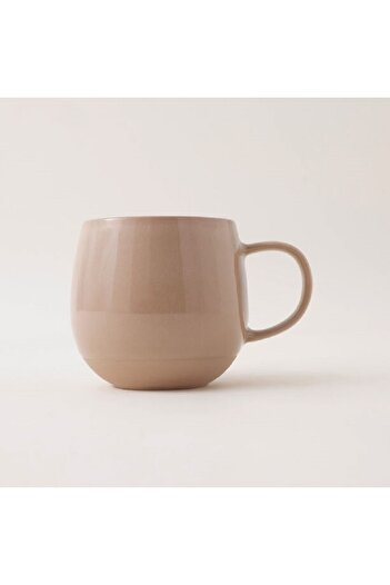 Dallaty round ceramic mug, beige