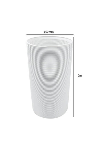 APWIKOGER 150mmx2M 130 150mm Duct Extension Pipe Telescopic Flexible Mobile 13/15cm Air Conditioner Exhaust Ho