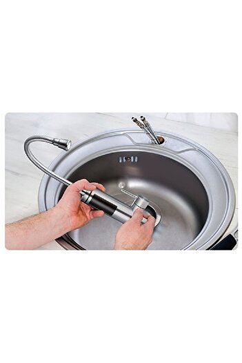Samus Robinet electric instant, pentru chiuveta, protectie supraincalzire, control temperatura, IPX4, t...