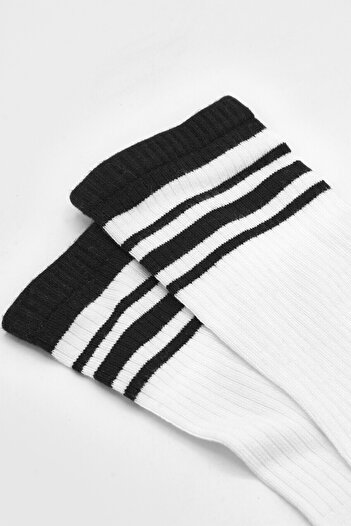 NBB White Circle Bamboo Socks