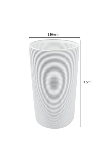 APWIKOGER 150mmx1.5M 130 150mm Duct Extension Pipe Telescopic Flexible Mobile 13/15cm Air Conditioner Exhaust