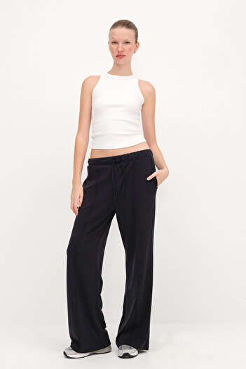 Addax Wide Leg Modal Sweatpants Eşf12024