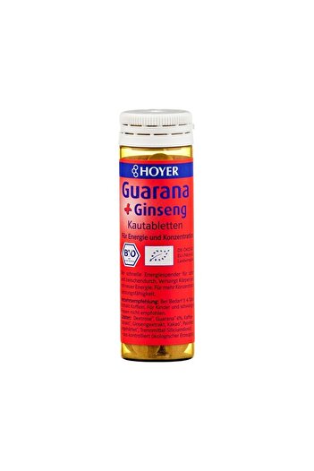 Bazar Bio Guarana and ginseng bio masticable tablets, 60 tb. Hoyer