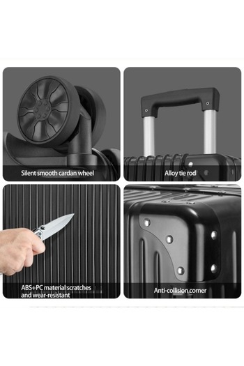 VINNYSEN Luggage Set 4-piece (14/20/24/28)" Suitcases with Universal Wheels PC+ABS Durable Hardshell Luggage